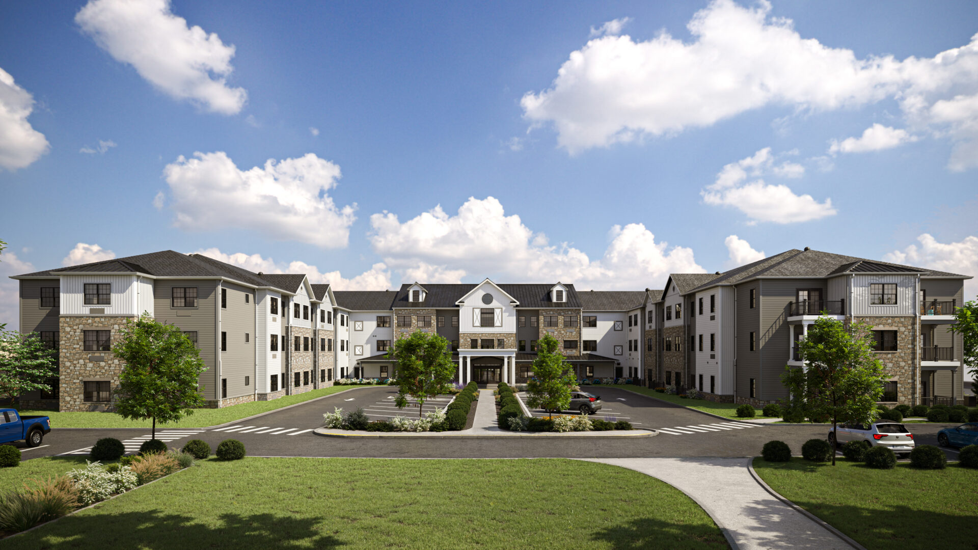 The Darlington at West Chester Exterior Rendering
